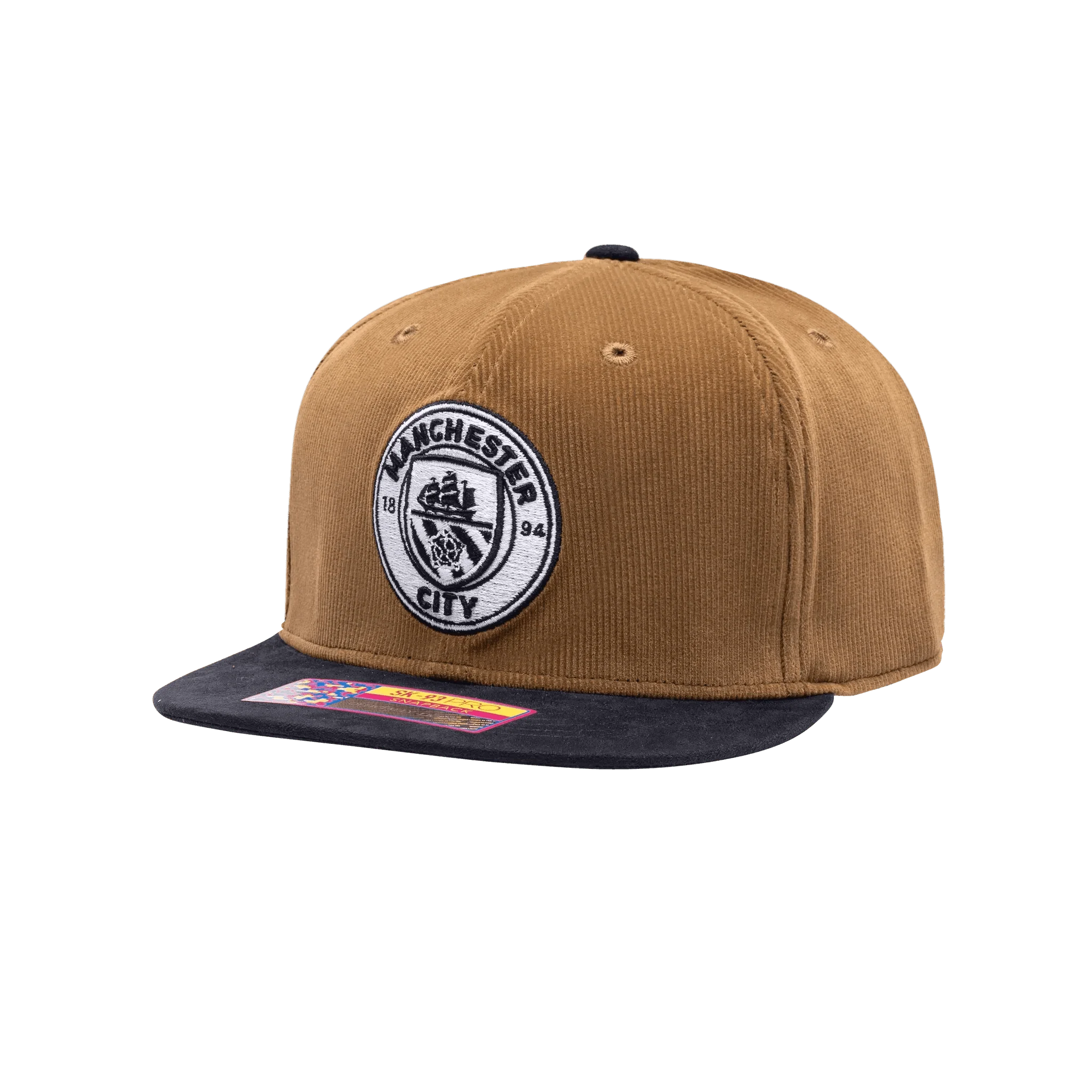 Fan Ink Collection Club Manchester City Cognac Snapback Hat - Image 2