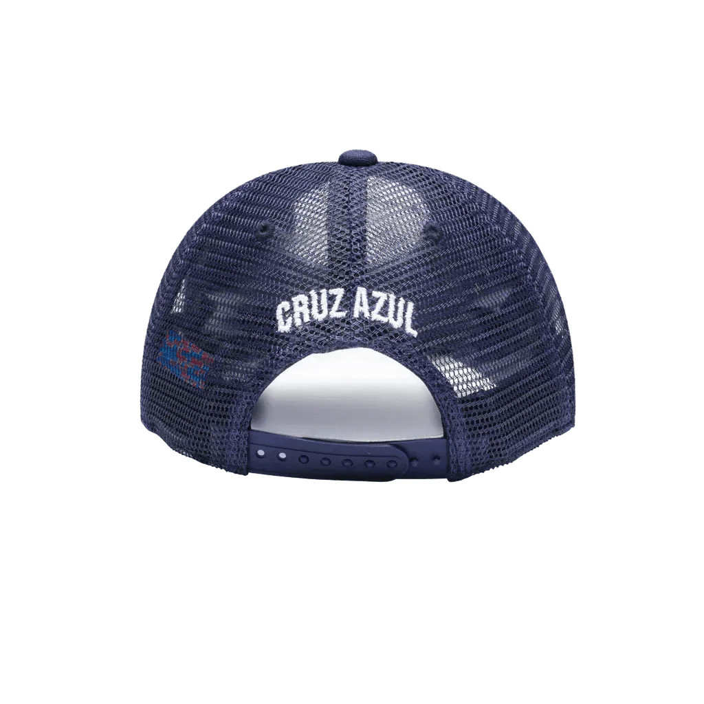 Fan Ink Collection Cruz Azul Scout Trucker Hat - Navy-White - Image 3