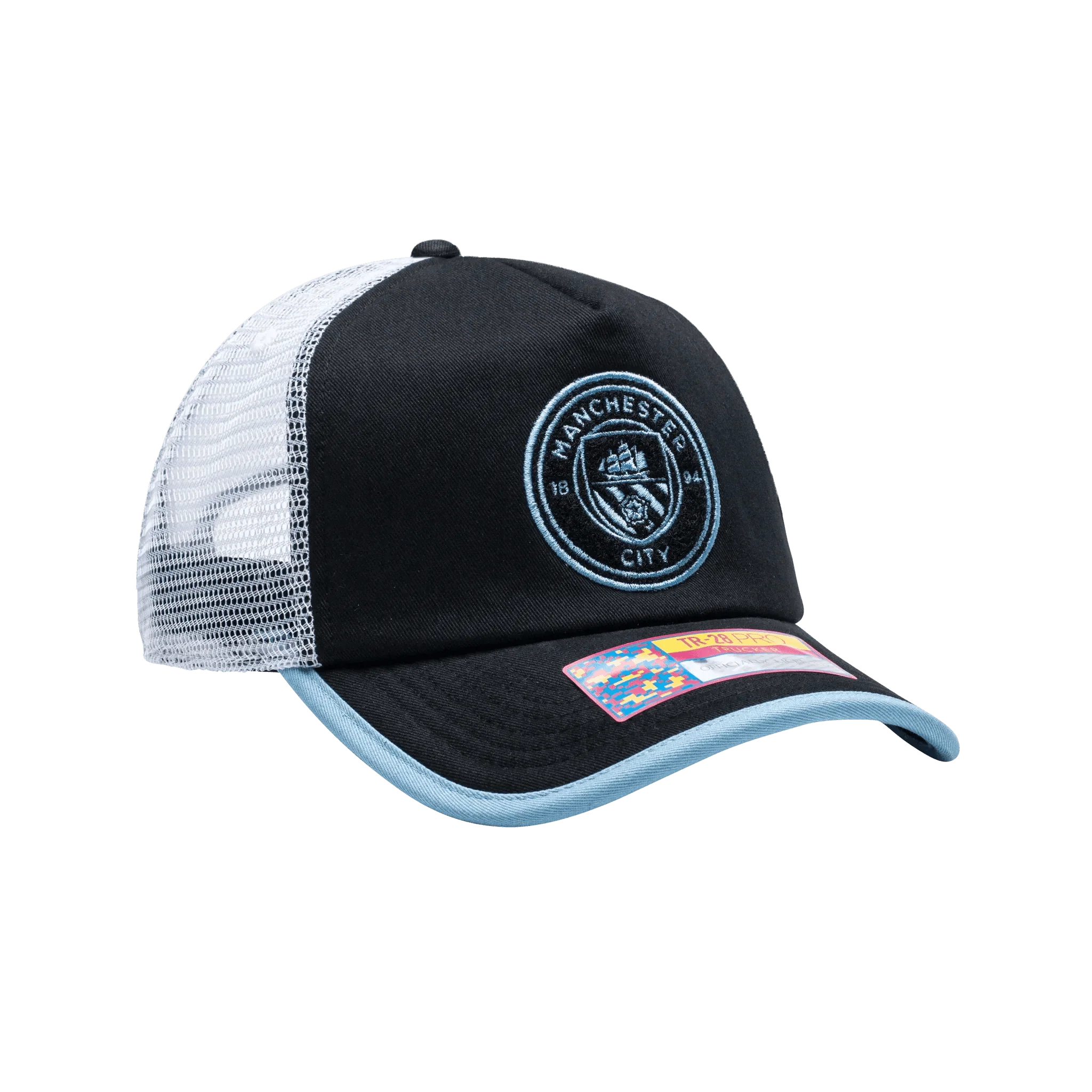 Fan Ink Collection Manchester City One8th Strike Trucker Hat - Image 3