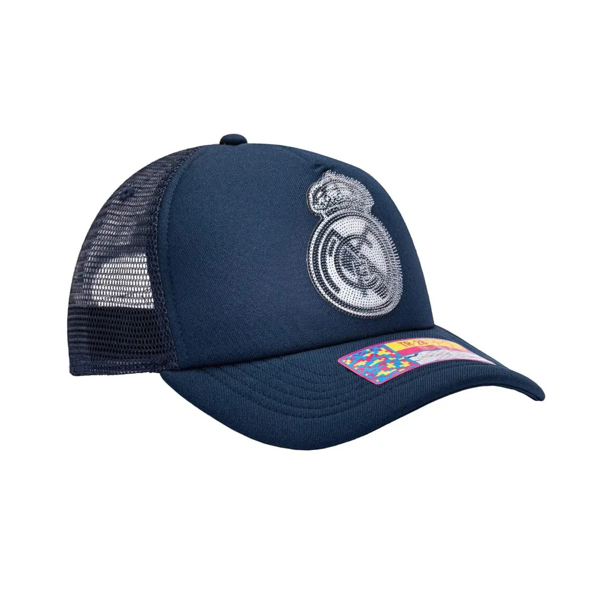 Fan Ink Collection Real Madrid Shield Trucker Hat - Navy - Image 4