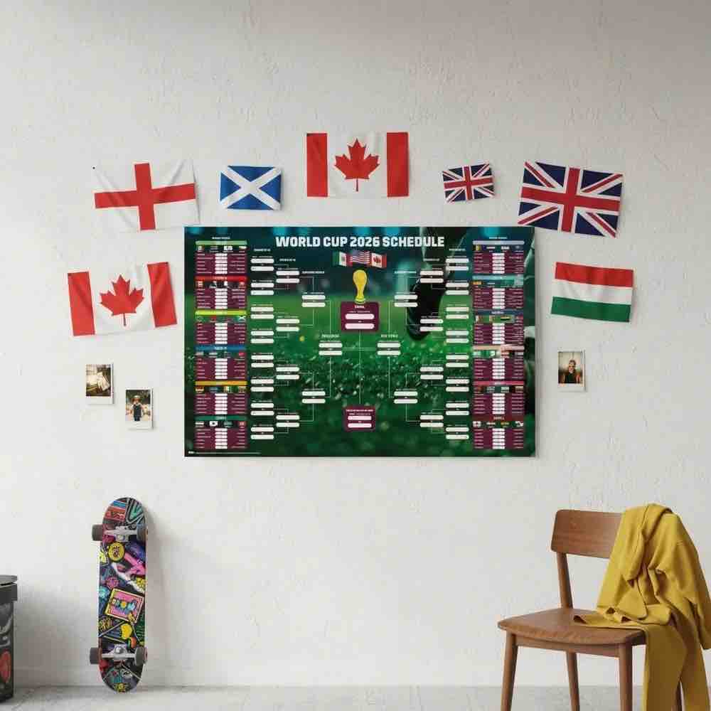 FIFA 2026 World Cup Match Bracket Poster - Image 2
