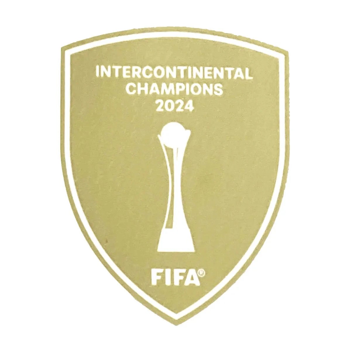 Fifa Real Madrid Intercontinental Champion 2024 Gold Patch