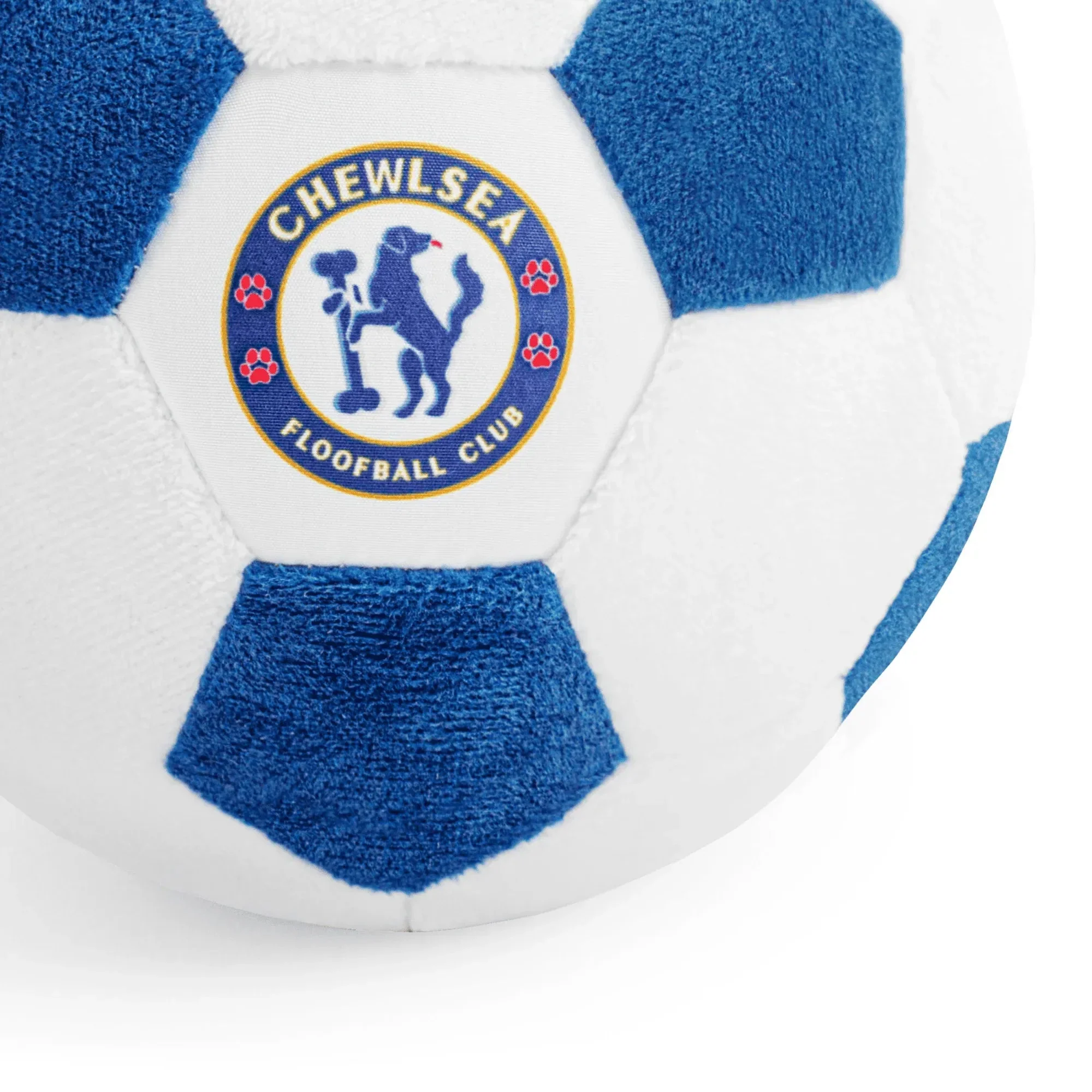 Floofball Chewlsea Plush Soccer Ball - Dog Toy - Image 3