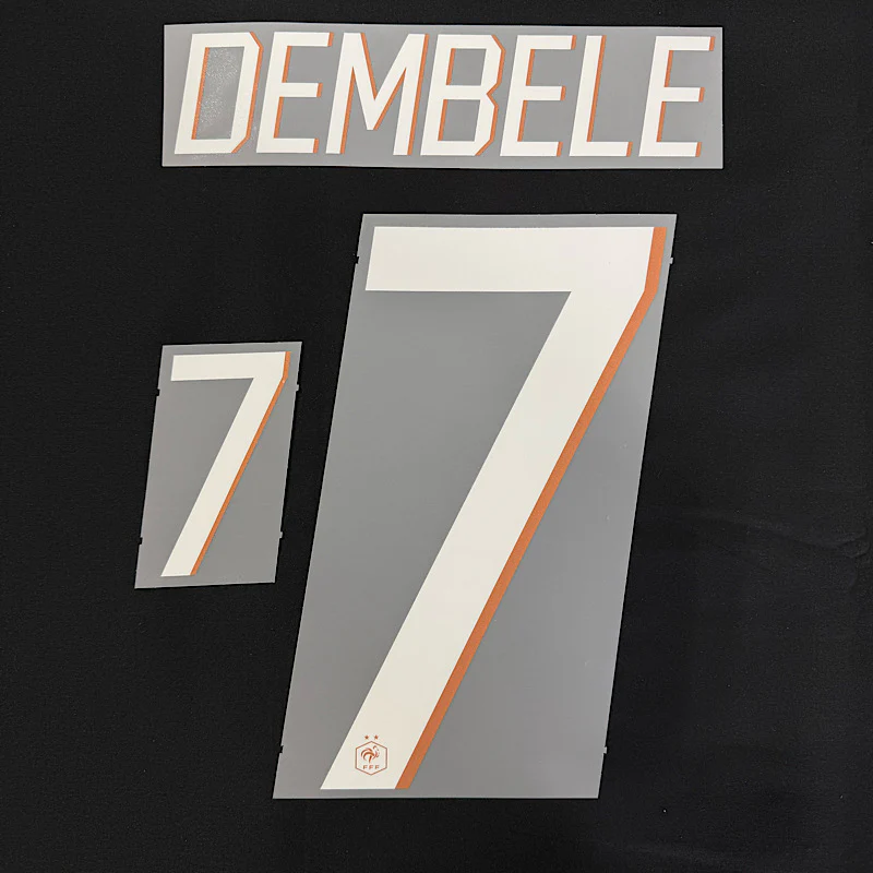 France 2026- Home DEMBELE #7 Official Name Set