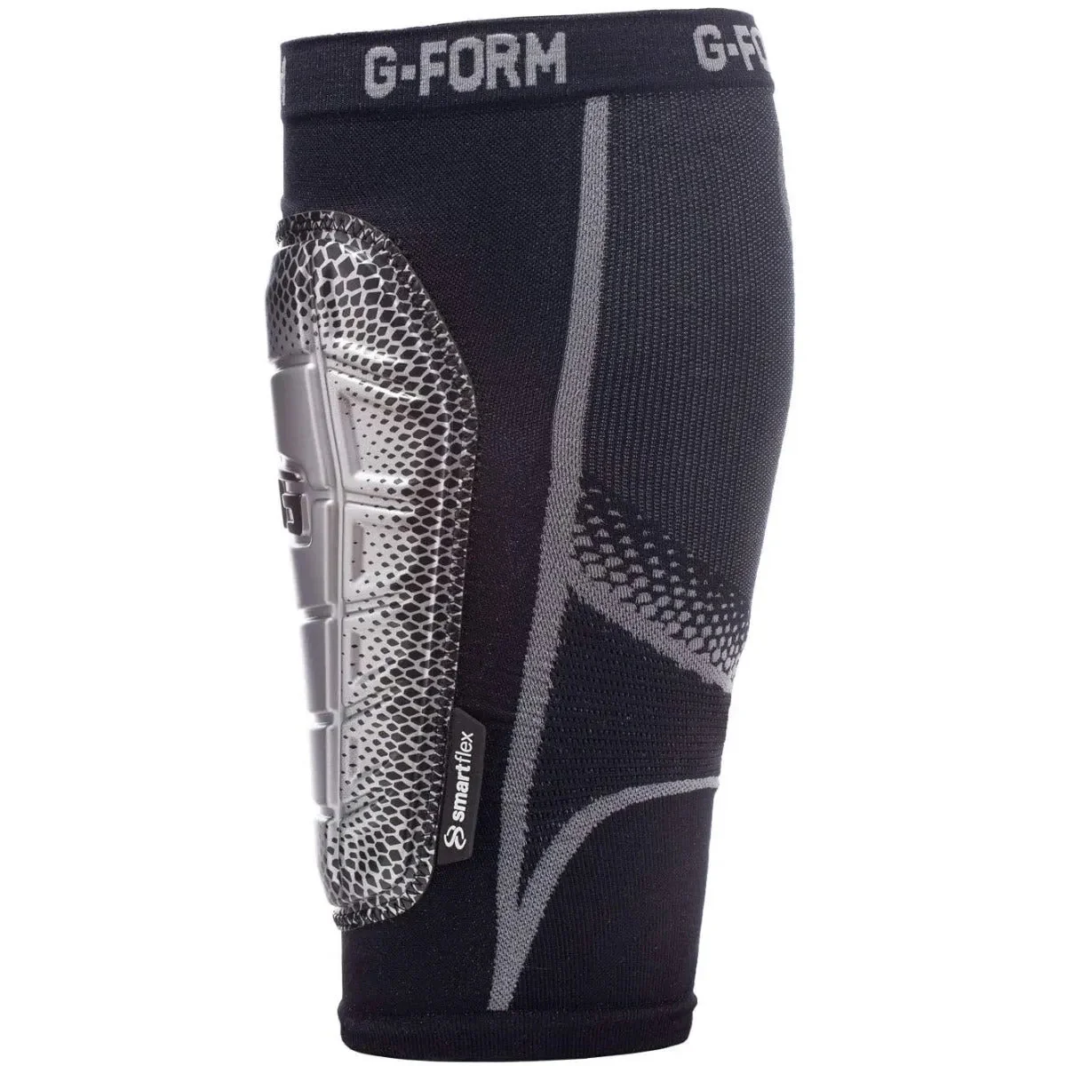 G-Form Pro S-Elite 2 Shing Guards NOCSAE - Silver-Black - Image 2