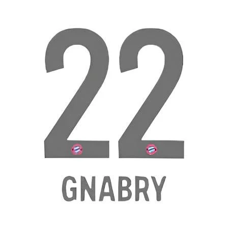 Germany 2020/21 Home Gnabry #20 Jersey Name Set