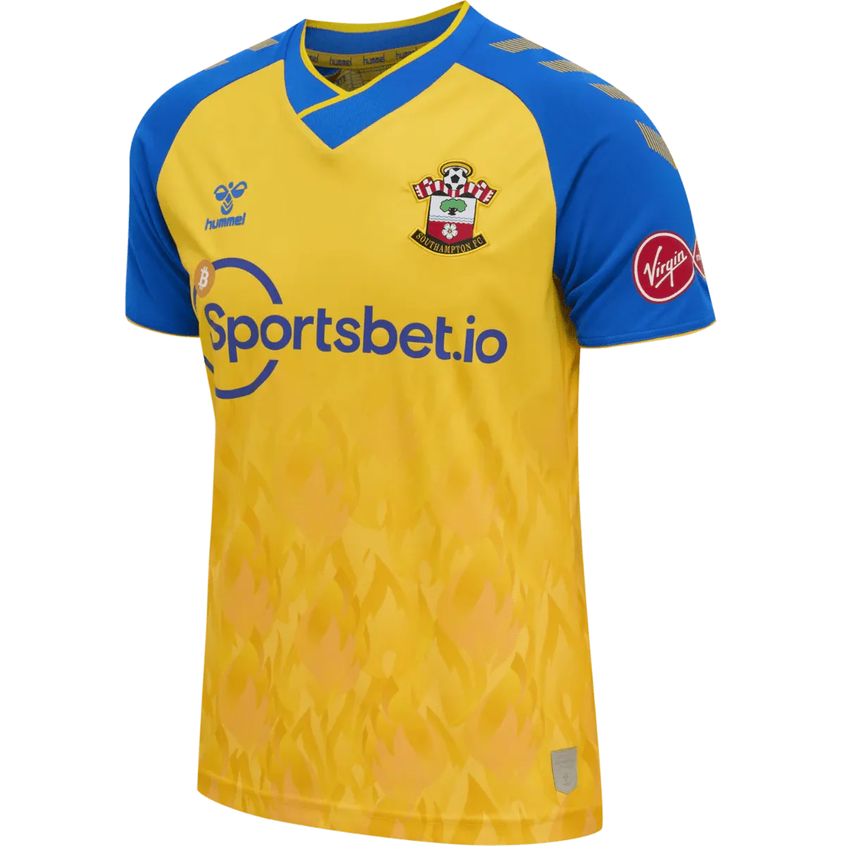 Hummel 2021-22 Southampton Away Jersey - Yellow-Royal