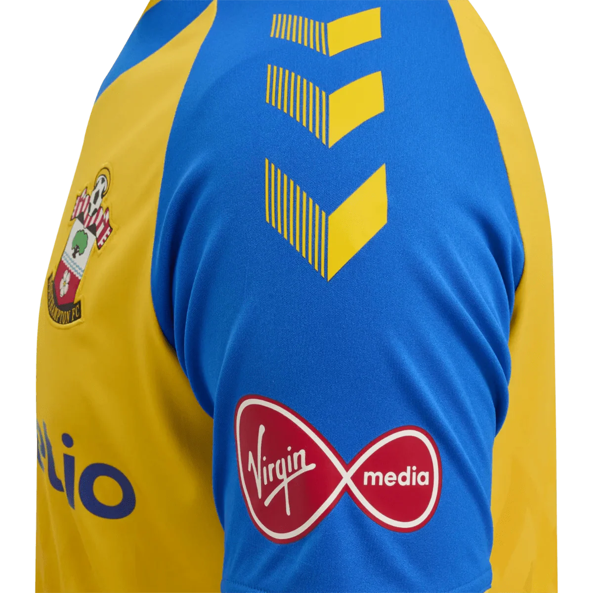 Hummel 2021-22 Southampton Away Jersey - Yellow-Royal - Image 4