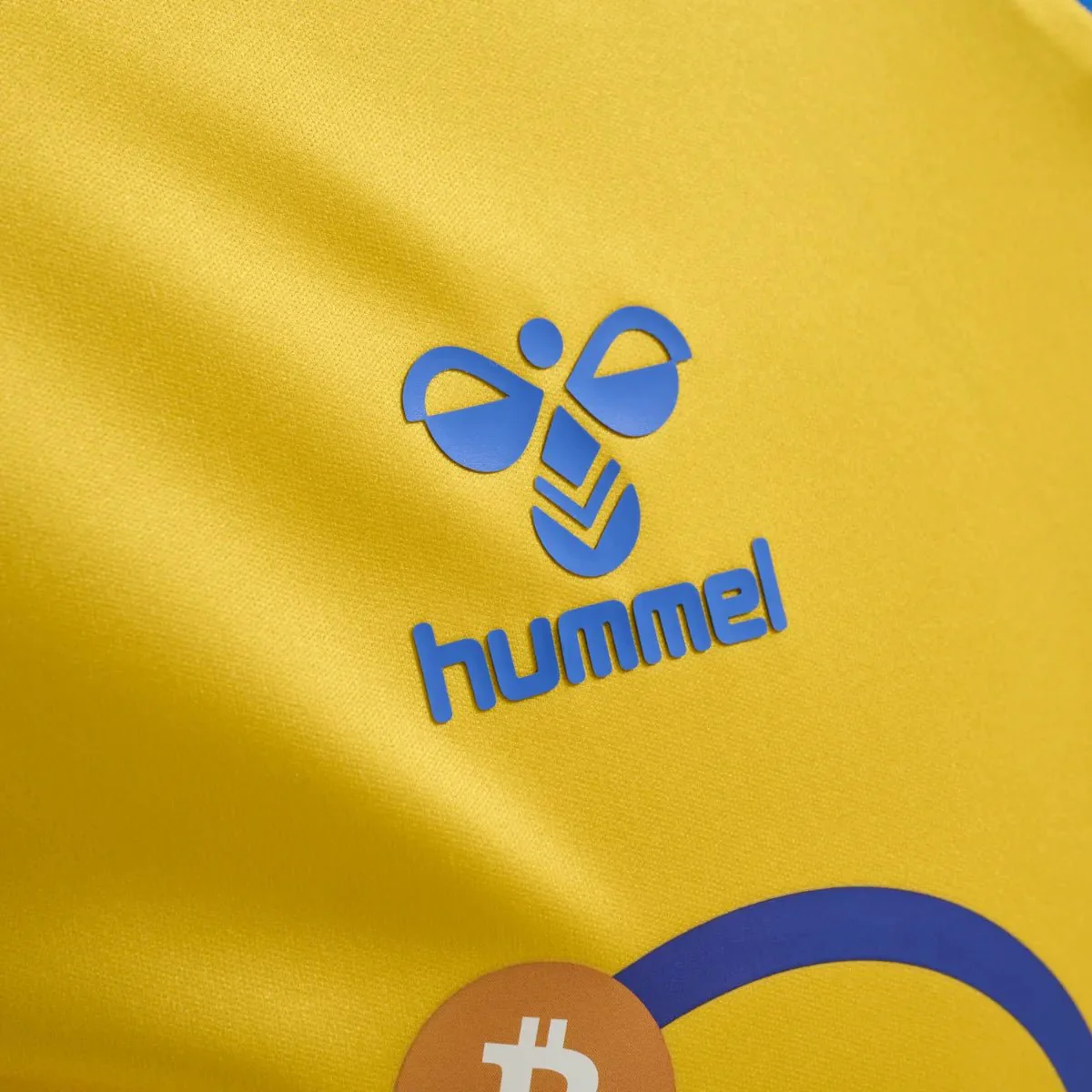 Hummel 2021-22 Southampton Away Jersey - Yellow-Royal - Image 5