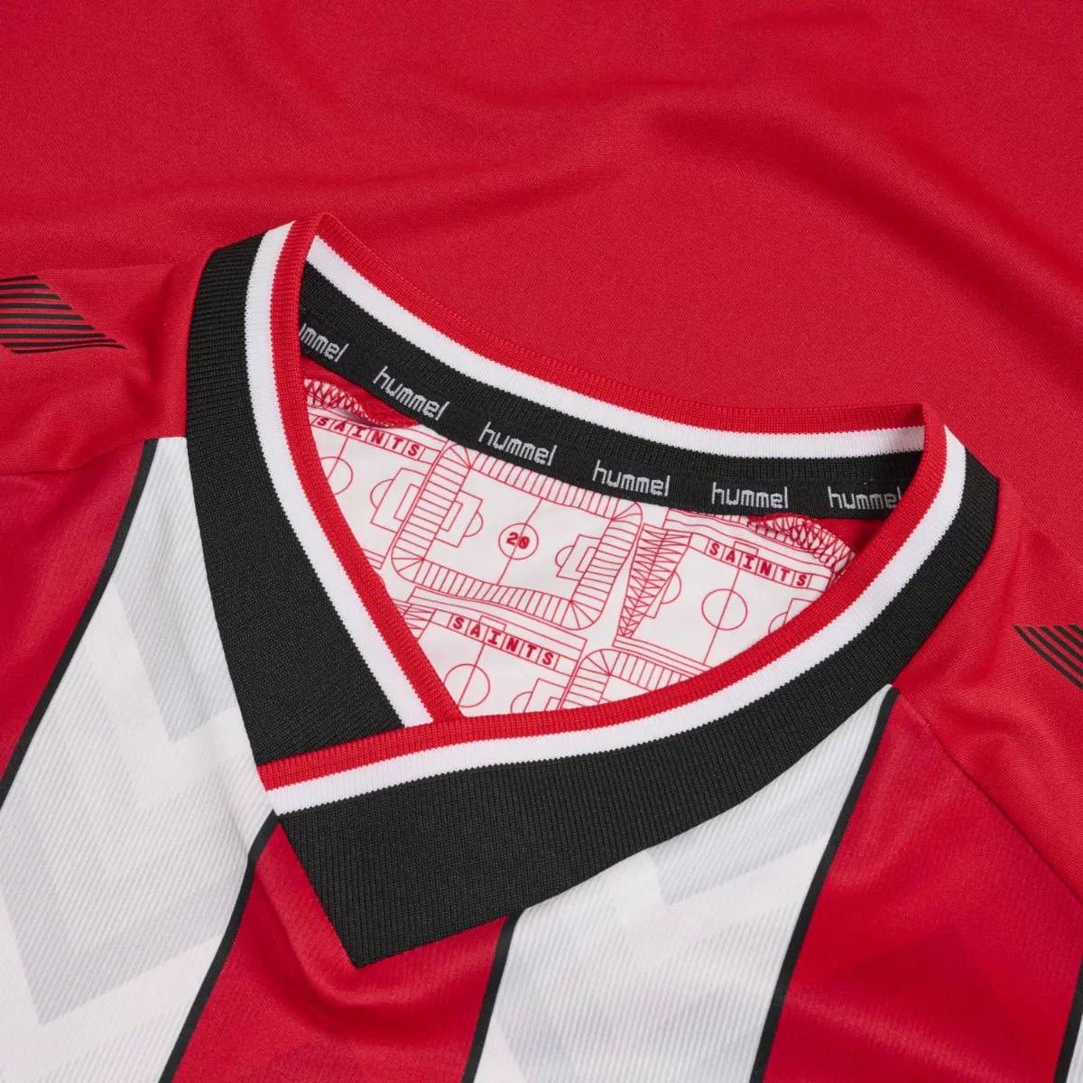 Hummel 2021-22 Southampton Home Jersey - Red-White - Image 5