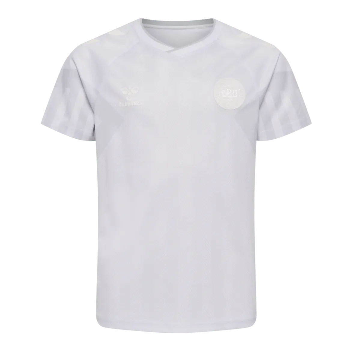 Hummel 2022-23 Denmark Youth Away Jersey - White - Image 2