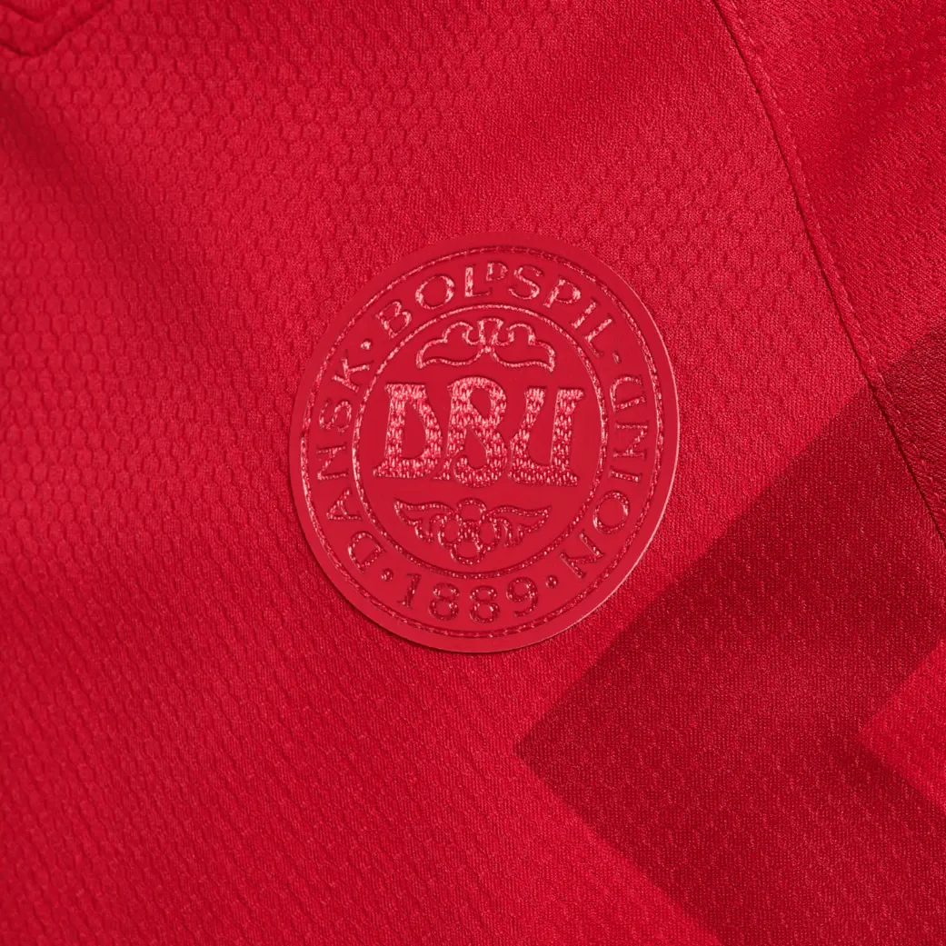 Hummel 2022-23 Denmark Youth Home Jersey - Tango Red - Image 6