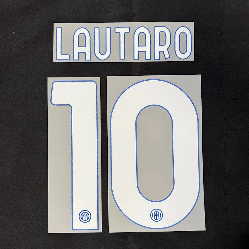 Inter Milan 2023/24 Home LAUTARO #10 Official Jersey Name Set