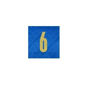 Italy 2021/22 Home Verratti #6 Jersey Name Set - Image 2