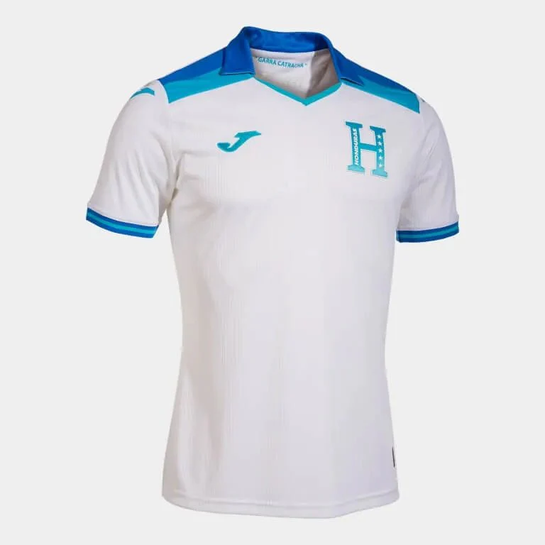 Joma 2023-24 Honduras Home Jersey - White-Blue - Image 3