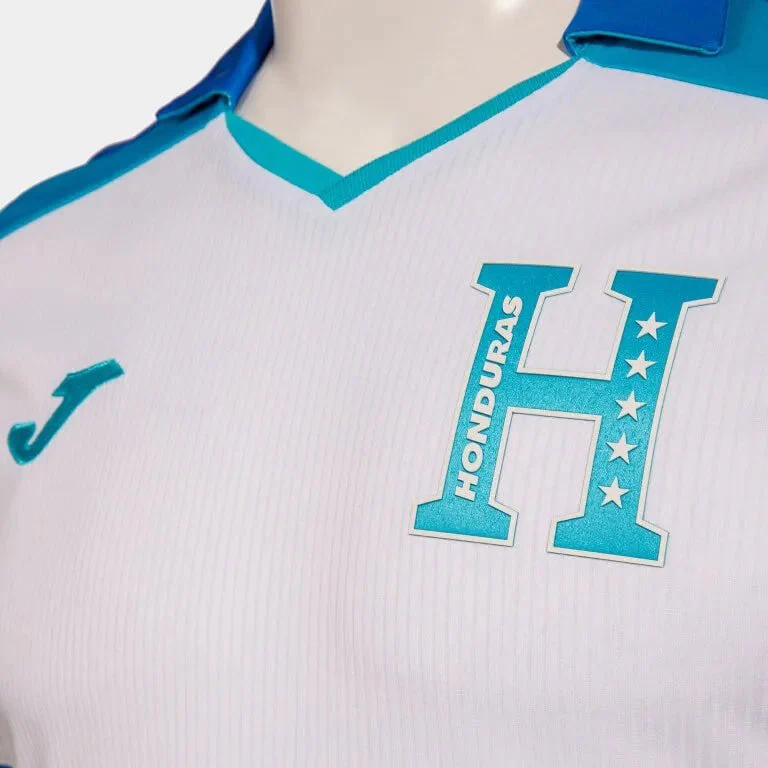 Joma 2023-24 Honduras Home Jersey - White-Blue - Image 6
