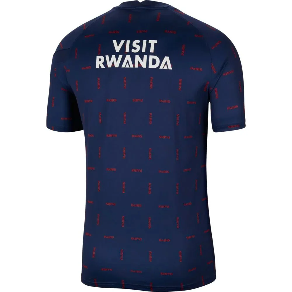 Jordan 2021-22 PSG Pre-Match SS Jersey - Midnight Navy - Image 2