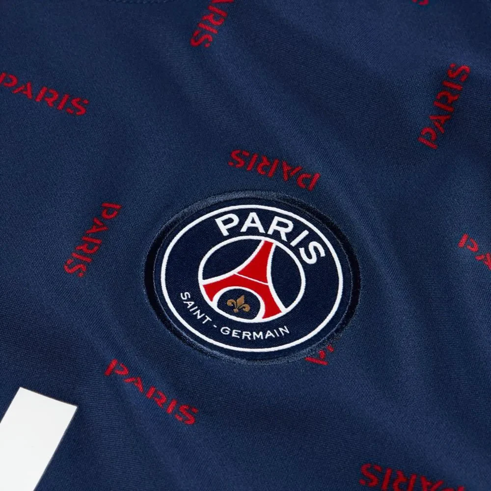 Jordan 2021-22 PSG Pre-Match SS Jersey - Midnight Navy - Image 3