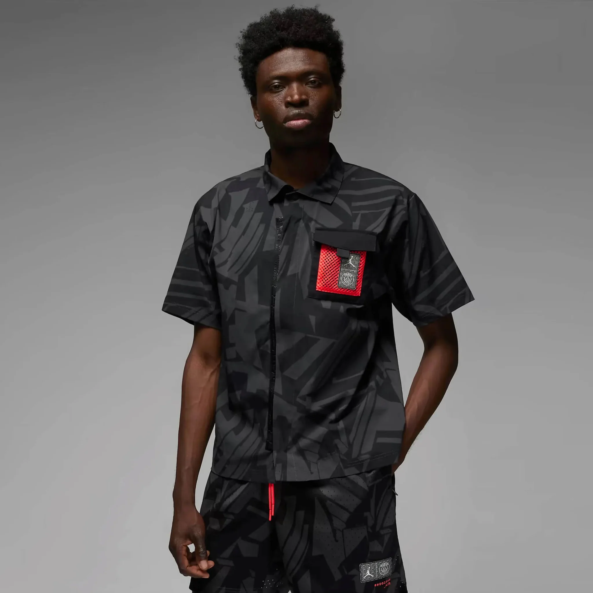 Jordan 2022-23 PSG Statement Shirt - Black-Smoke Grey