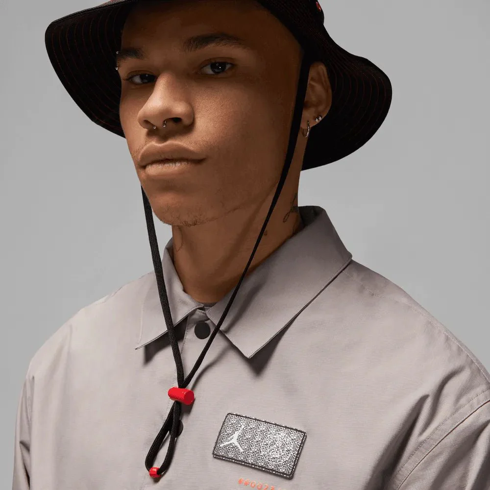 Jordan 2022-23 PSG Woven Jacket - Black-Bright Crimson - Image 2