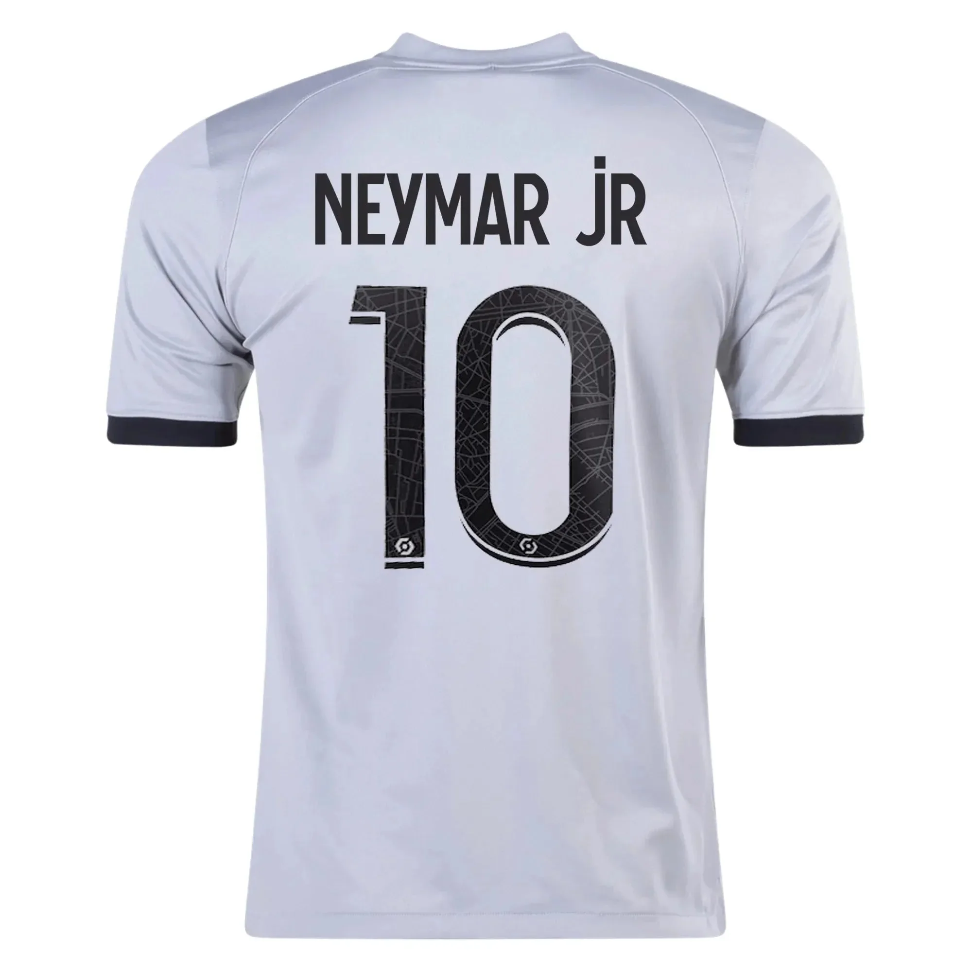 Jordan 2022-23 PSG Youth Away Jersey - Smoke Grey-Black - Image 5
