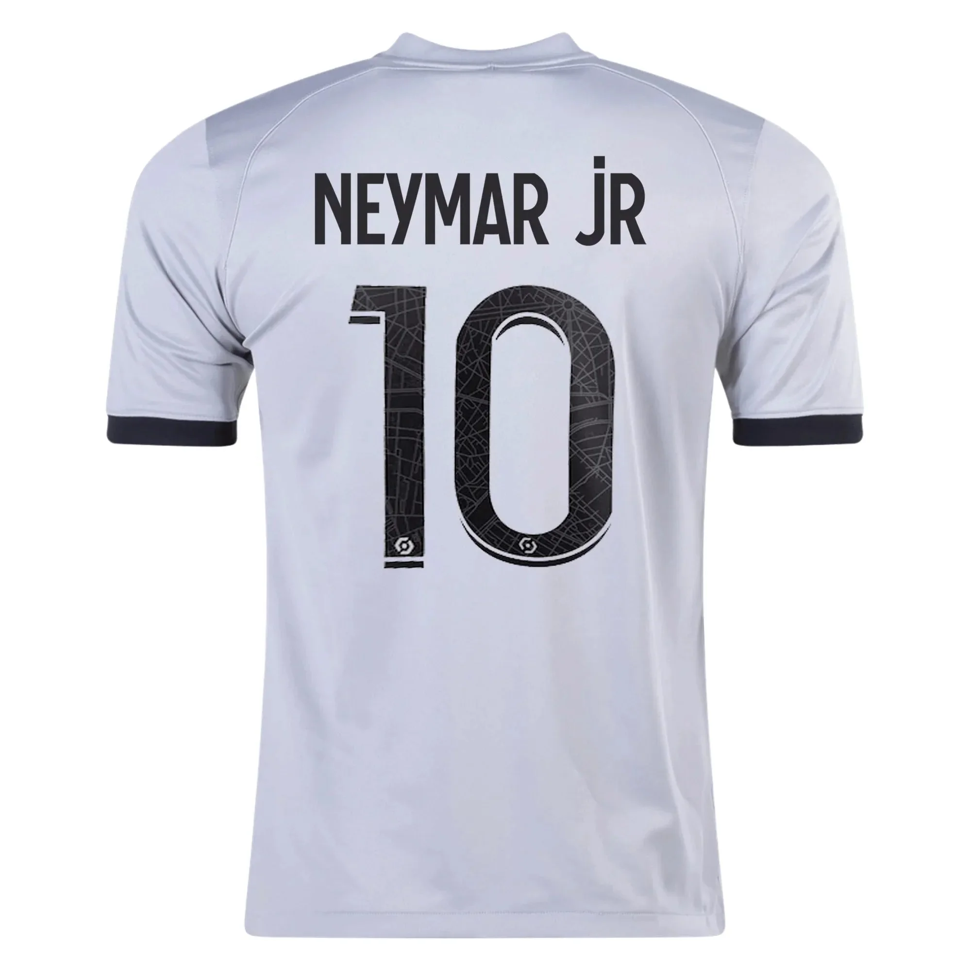 Jordan 2022-23 PSG Youth Away Jersey - Smoke Grey-Black - Image 6