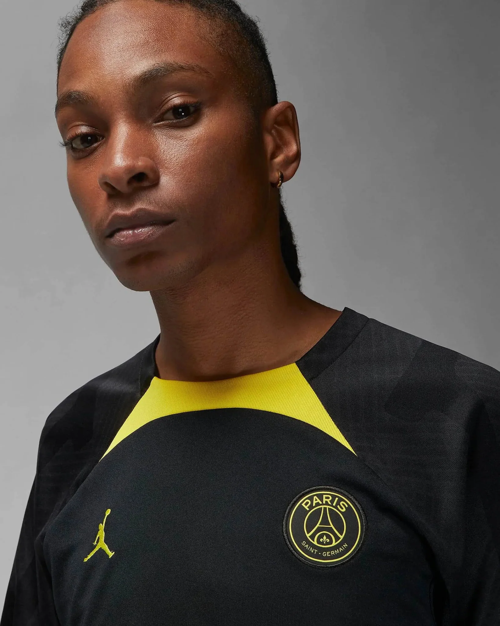 Jordan 2023-24 PSG Men's Strike Drit-Fit Knit Top - Image 3