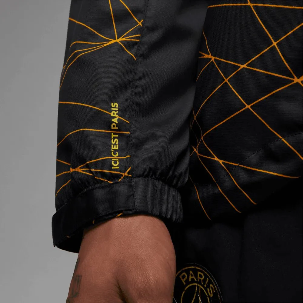 Jordan 2023 PSG Anthem Track Jacket - Black-Yellow - Image 10