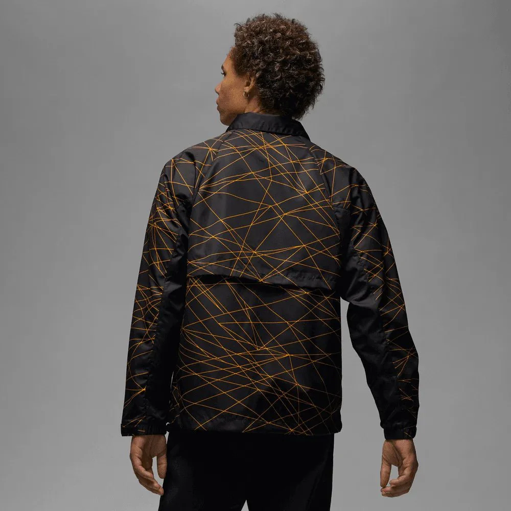 Jordan 2023 PSG Anthem Track Jacket - Black-Yellow - Image 2