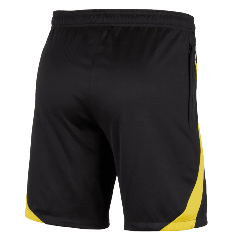 Jordan 2023 PSG Strike Shorts - Black-Yellow - Image 2