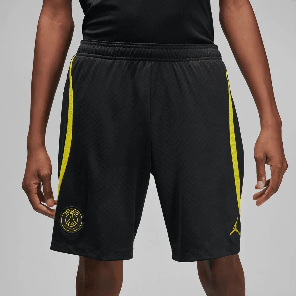 Jordan 2023 PSG Strike Shorts - Black-Yellow - Image 3