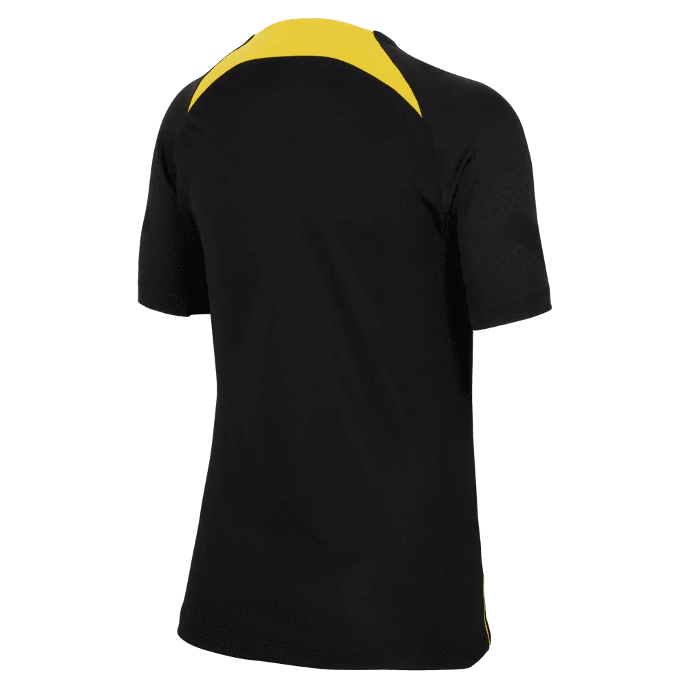Jordan 2023 Youth PSG DF Knit Strike Top - Black - Yellow - Image 2