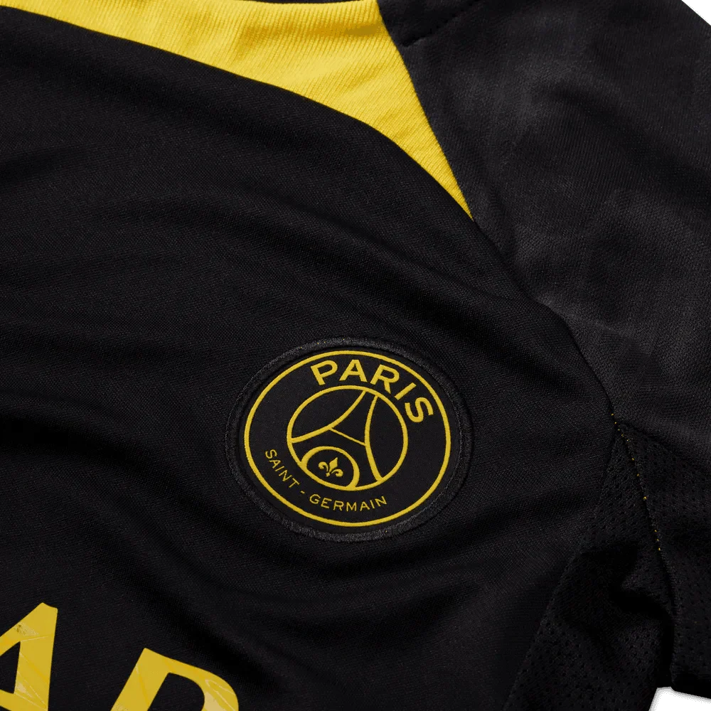 Jordan 2023 Youth PSG DF Knit Strike Top - Black - Yellow - Image 6