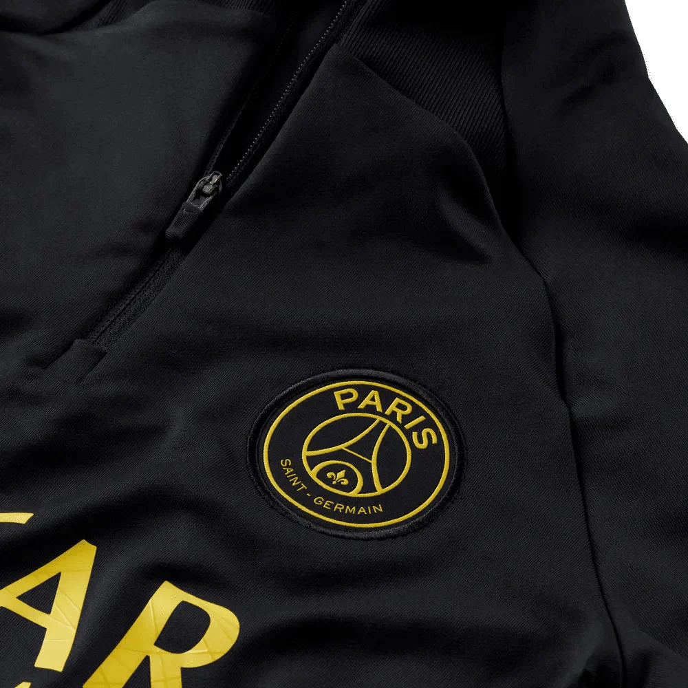Jordan 2023 Youth PSG Strike Drill Top - Black - Yellow - Image 7