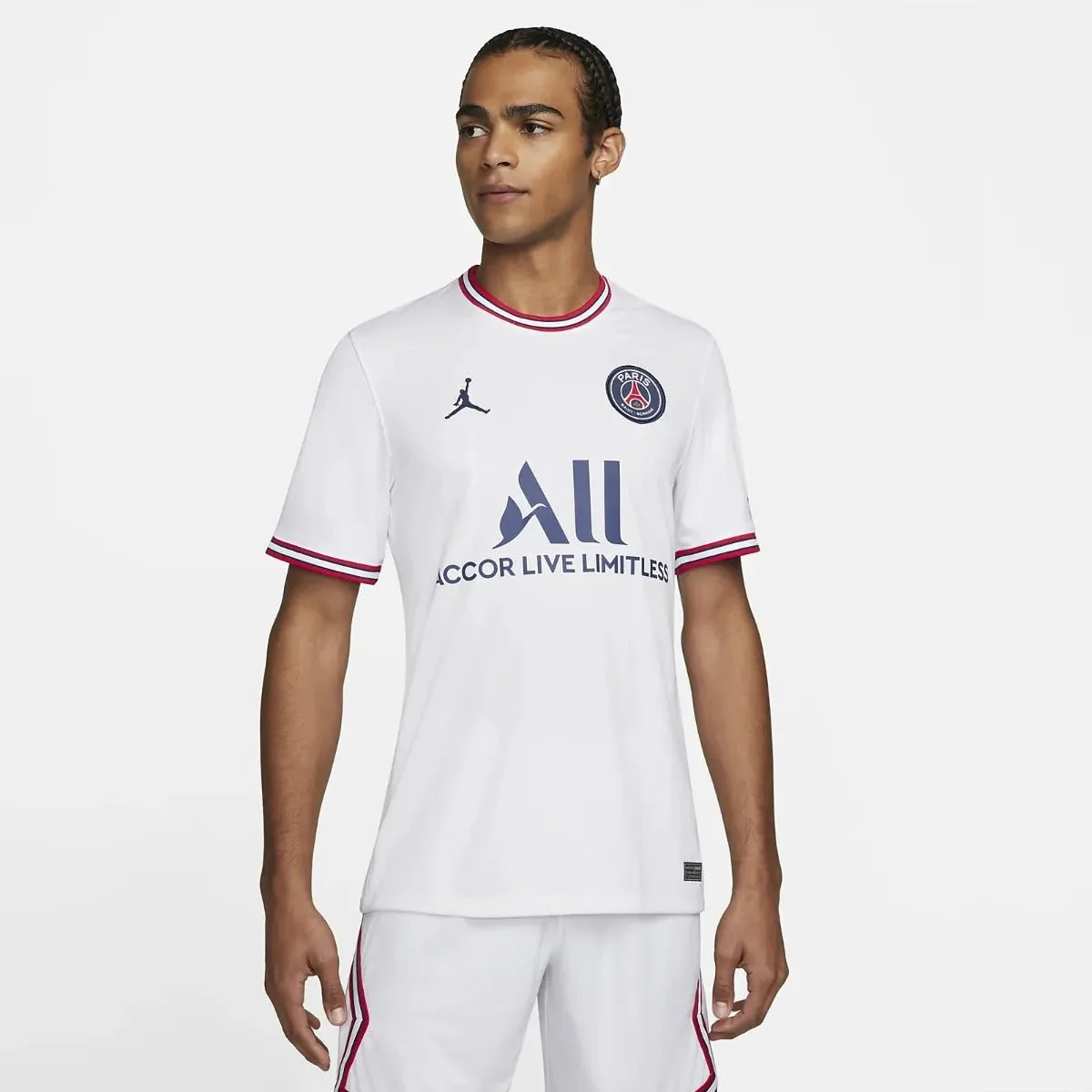 Jordan 22-23 PSG DF Stadium Fourth Jersey - White-Navy