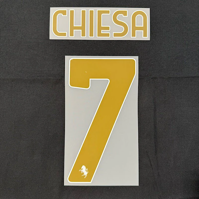 Juventus 2024/25 Third Chiesa #7 Official Jersey Name Set