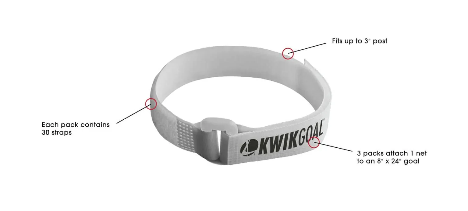 Kwik Goal Net Attachment Straps (30/Pack) - Image 5