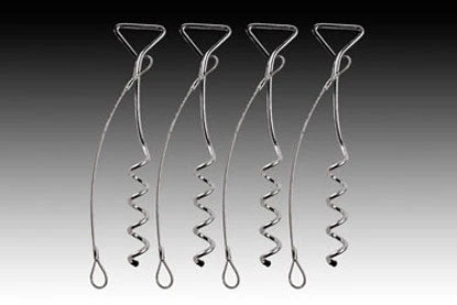 Kwik Goal Portable Auger Anchors (4/Set)