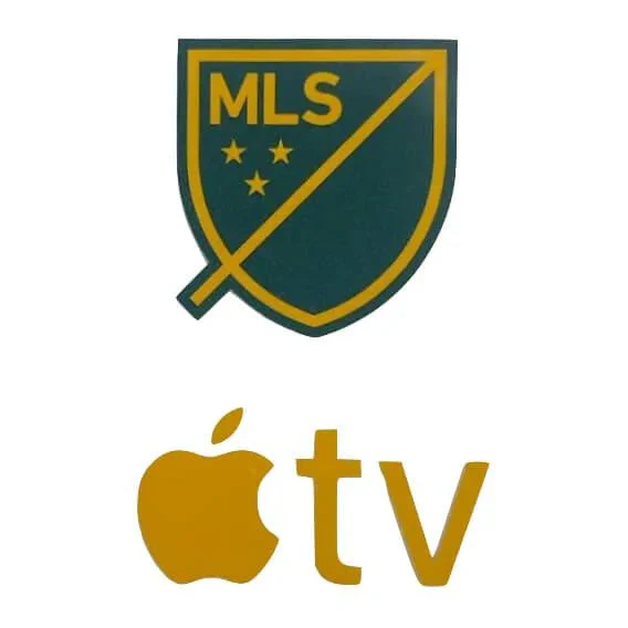 LA Galaxy 2023 Away MLS Patch Apple TV