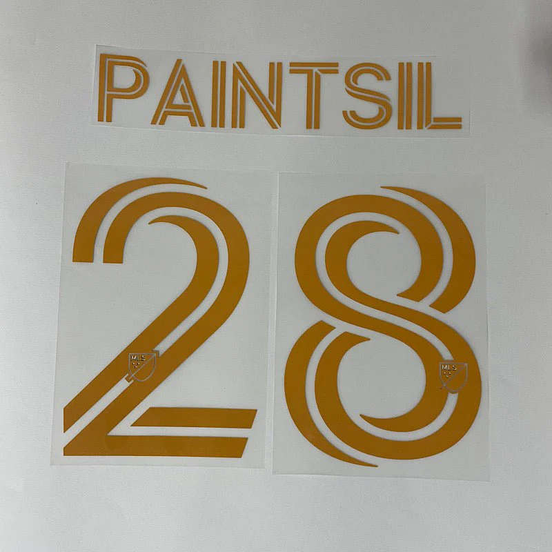 LA Galaxy 2025- Away PAINTSIL #28 Official Name Set