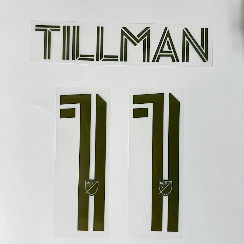 LAFC Away 2025-TILLMAN #11 Official Name Set