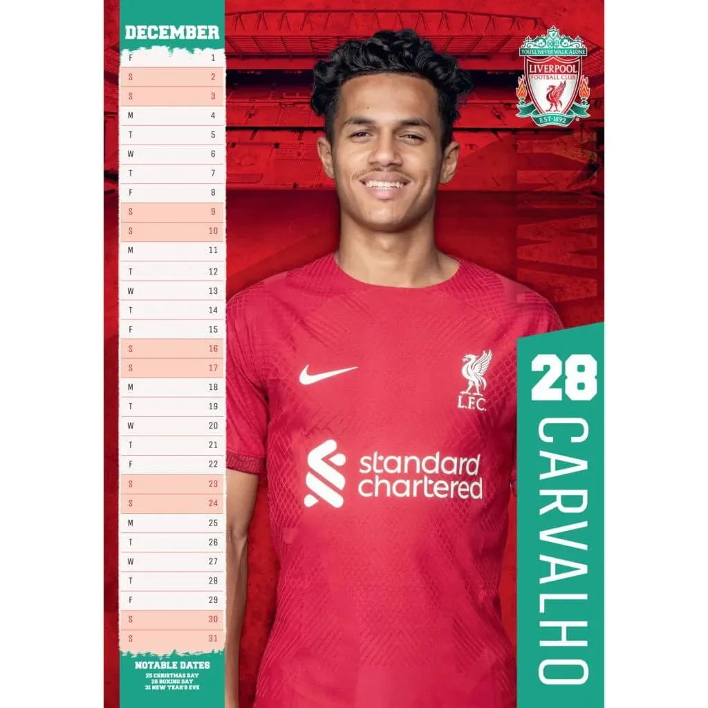 Liverpool 2023 Official Calendar - Image 2