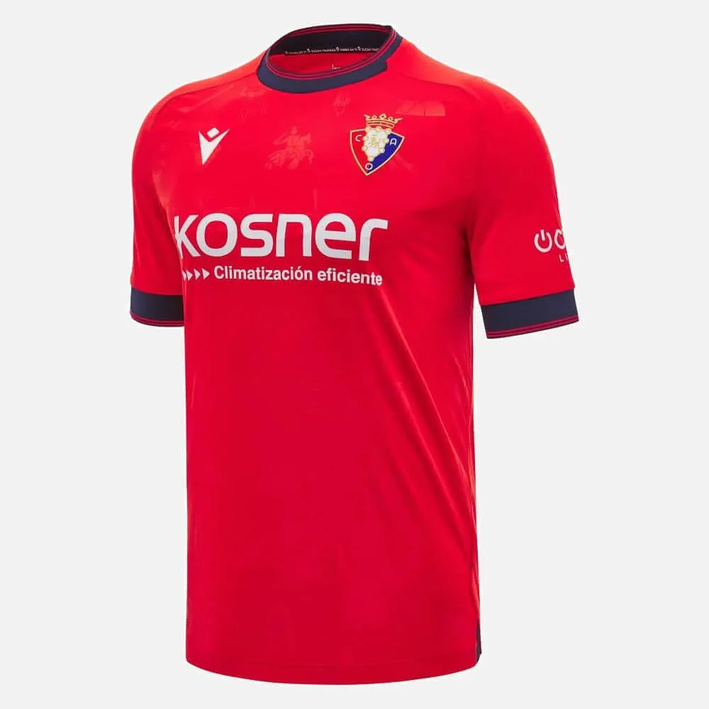Macron 2024-25 Osasuna Men's Authentic Home Jersey
