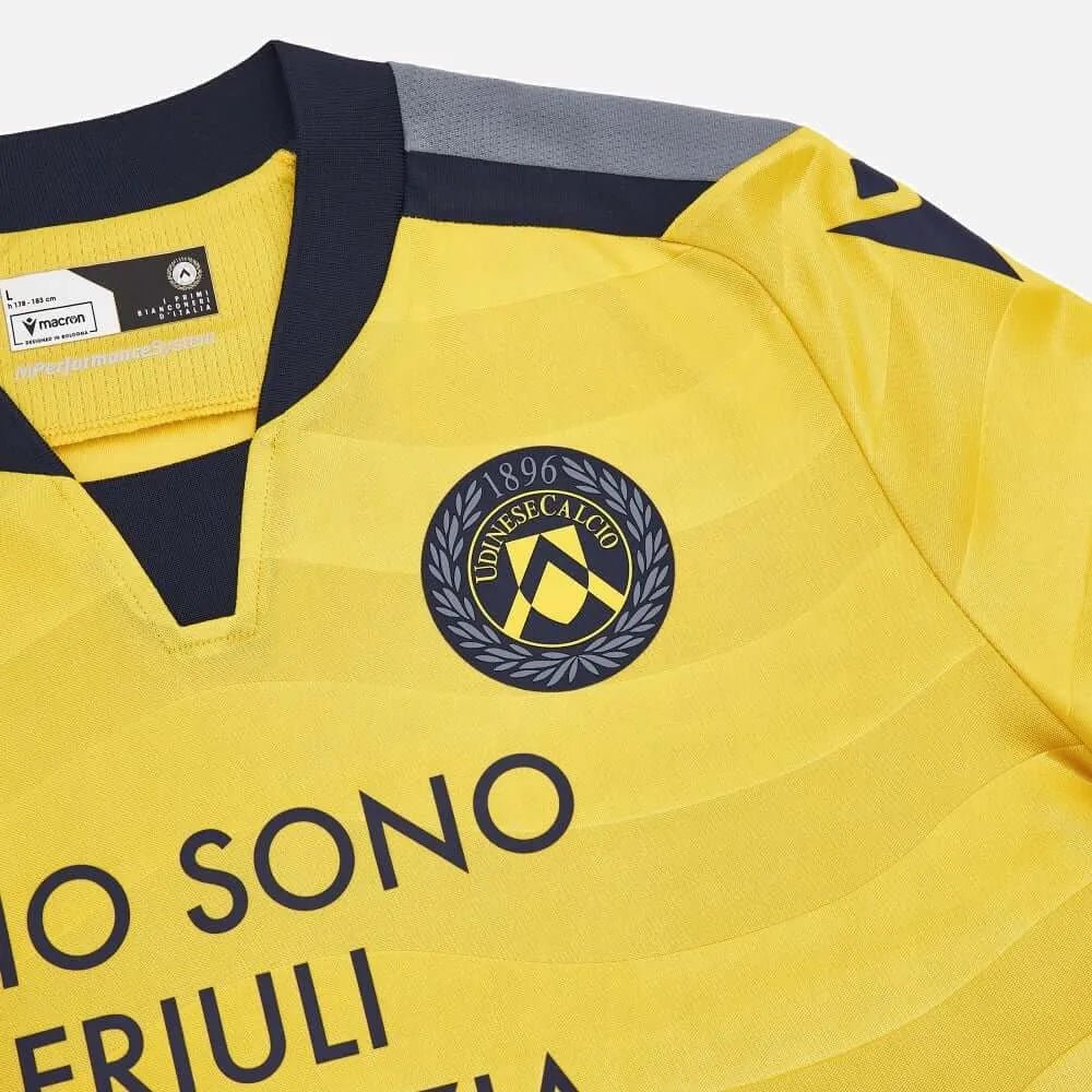 Macron 2024-25 Udinese Calcio Men's Authentic Away Jersey - Image 3