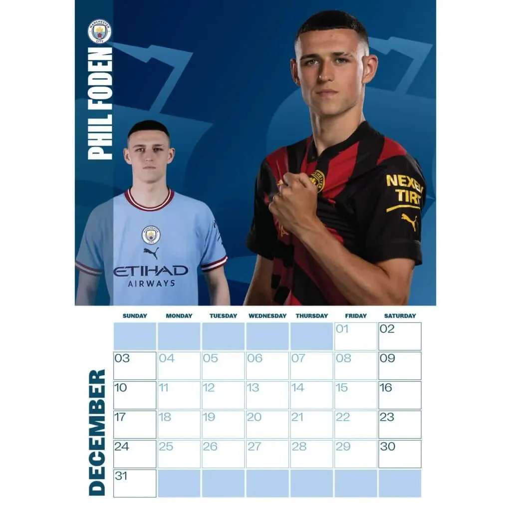 Manchester City 2023 Official Calendar - Image 2