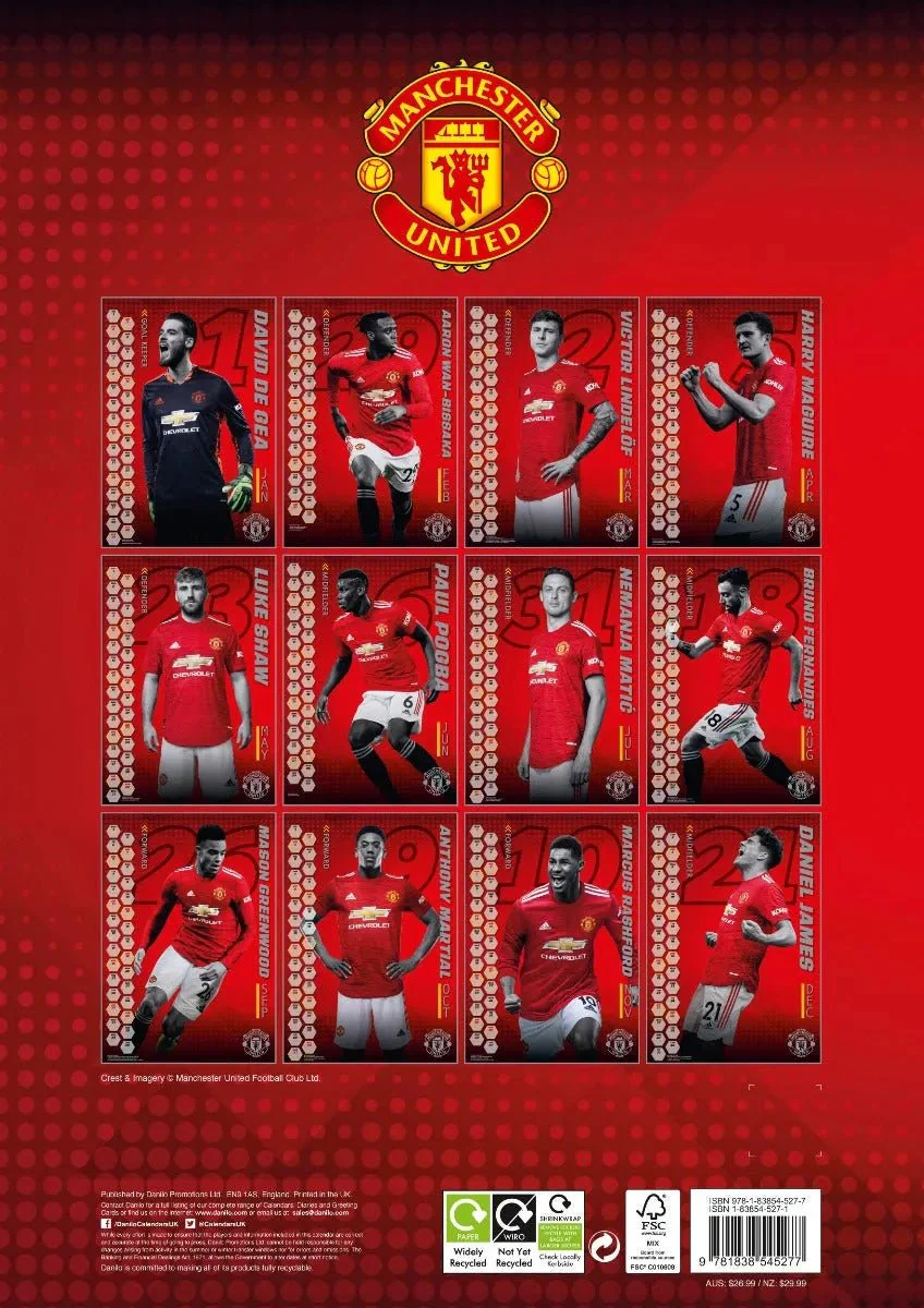 Manchester United 2021 Official Calendar - Image 2