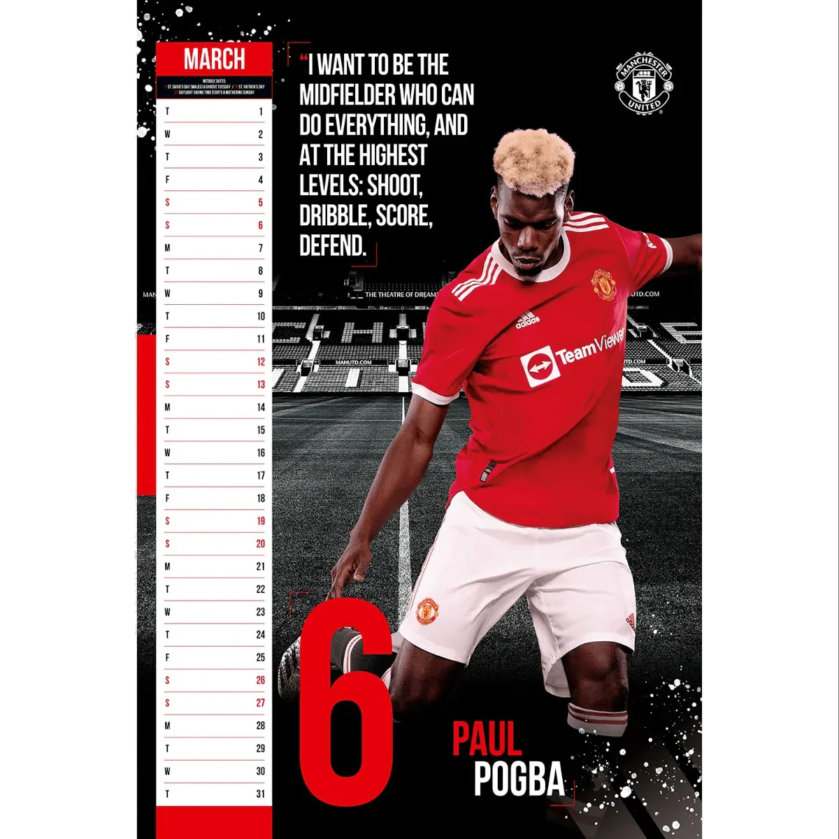 Manchester United 2022 Official Calendar - Image 6