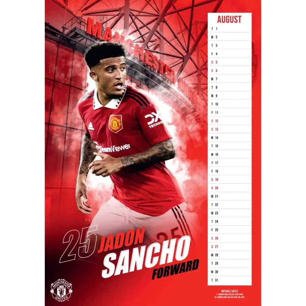 Manchester United 2023 Official Calendar - Image 2