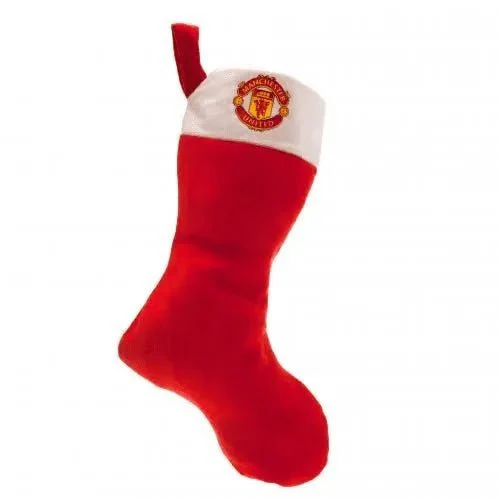 Manchester United Team Crest Stocking - Red