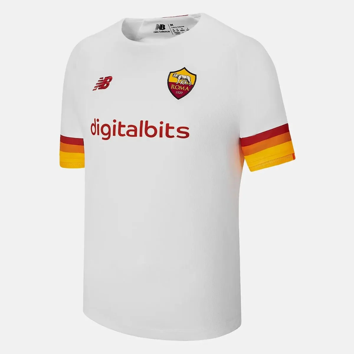 New Balance 2021-22 Roma Away Jersey - White